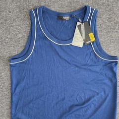 Murano Liquid Luxury Men’s Tank Top in Blue – Size Medium Slim Fit – Brand New!
