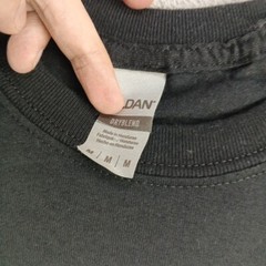 GILDAN T-shirt DryBlend Size MEDIUM “Game Day” Black Graphic Print Casual
