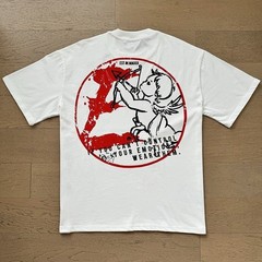 Mixed Emotion Cartoon Trendy Loose-Tee Shirt