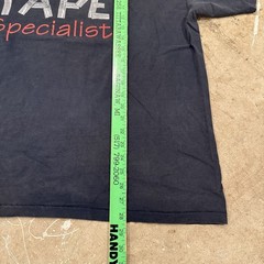 Vintage Duct Tape Specialist T-Shirt Men’s Size 2XL Black Novelty Funny Faded