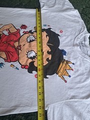 Betty Boop Sass Queen White T-Shirt, Size XL White Unisex