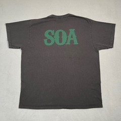 Sons of Anarchy SOA Ireland Grim Reaper Skull T Shirt Men 2XL Black Samcro Biker