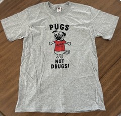 DARE “Drugs Not Pugs” T-Shirt Various Sizes New Old Stock Drug Education Vintage