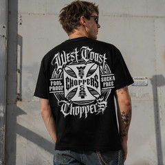 Men’S Trendy T-Shirt Featuring a Unique West Coast Choppers Letter Print shirt