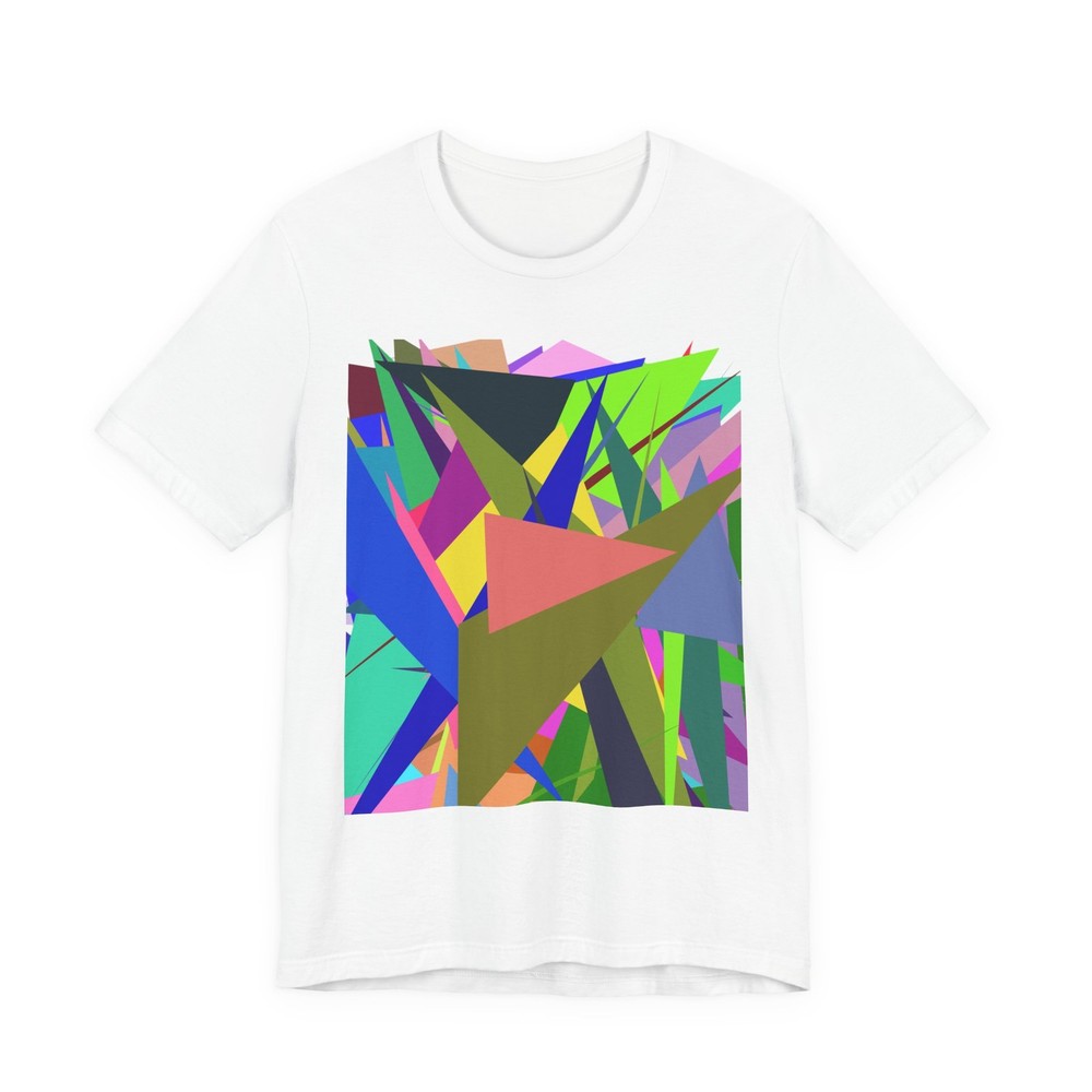 Abstract Geometric Shapes Tee | Colorful Triangle Art