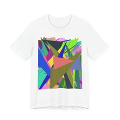 Abstract Geometric Shapes Tee | Colorful Triangle Art