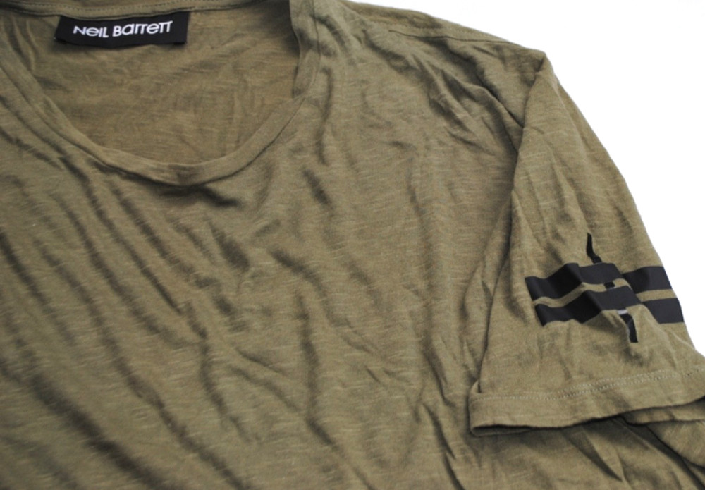 NEIL BARRETT SHIRT NEW COTTON 160.00 WHITE M-48