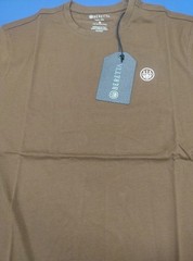 Official Licensed Beretta Tabacoo Brown Circle T Shirt Gun Pistol UK M / US S