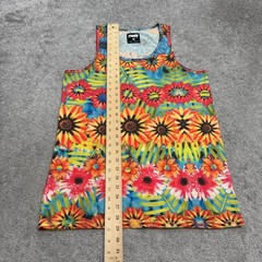 Neff Floral Tropical Summer Tank Top Mens Medium Multicolor Polycotton Hawaiian