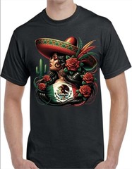 Mexican Heritage Black Men’s T-Shirt Small To 3X-Large #2