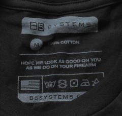 B5 Systems Men’s The Spade Graphic Print Cotton T-Shirt CG2 Black Medium