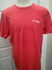 New Men’s 2XL Columbia Performance Fishing Gear PFG Offshore Slam Red T-Shirt