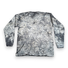 Vintage Back to Earth Shirt Adult LARGE Gray Tie Dye Cotton Smoky Nature 90s