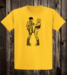 Gay Cowboys – Seditionaries – 100% Cotton T Tee Shirt Punk Queer