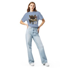 Mothman Pilot Comfort T-Shirt Cryptid Flying Vintage Airplane Cotton Tee S-4XL