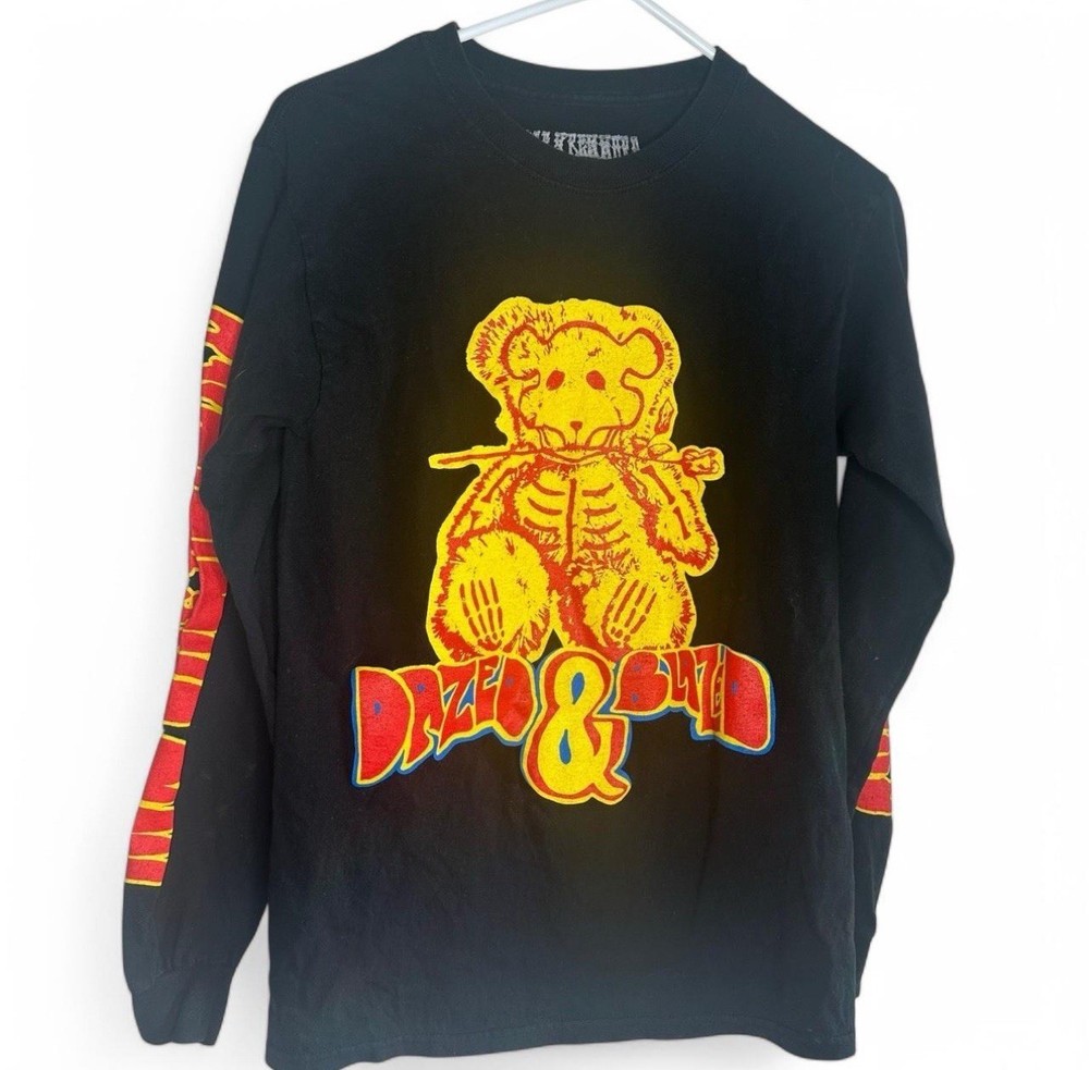 Rae Sremmurd Teddy Dazed Blazed 2018 Tour Black Long Sleeve Shirt Small
