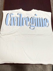 Civil Regime Men’s White Sleeveless Crew Neck Graphic Logo Cotton T-Shirt M