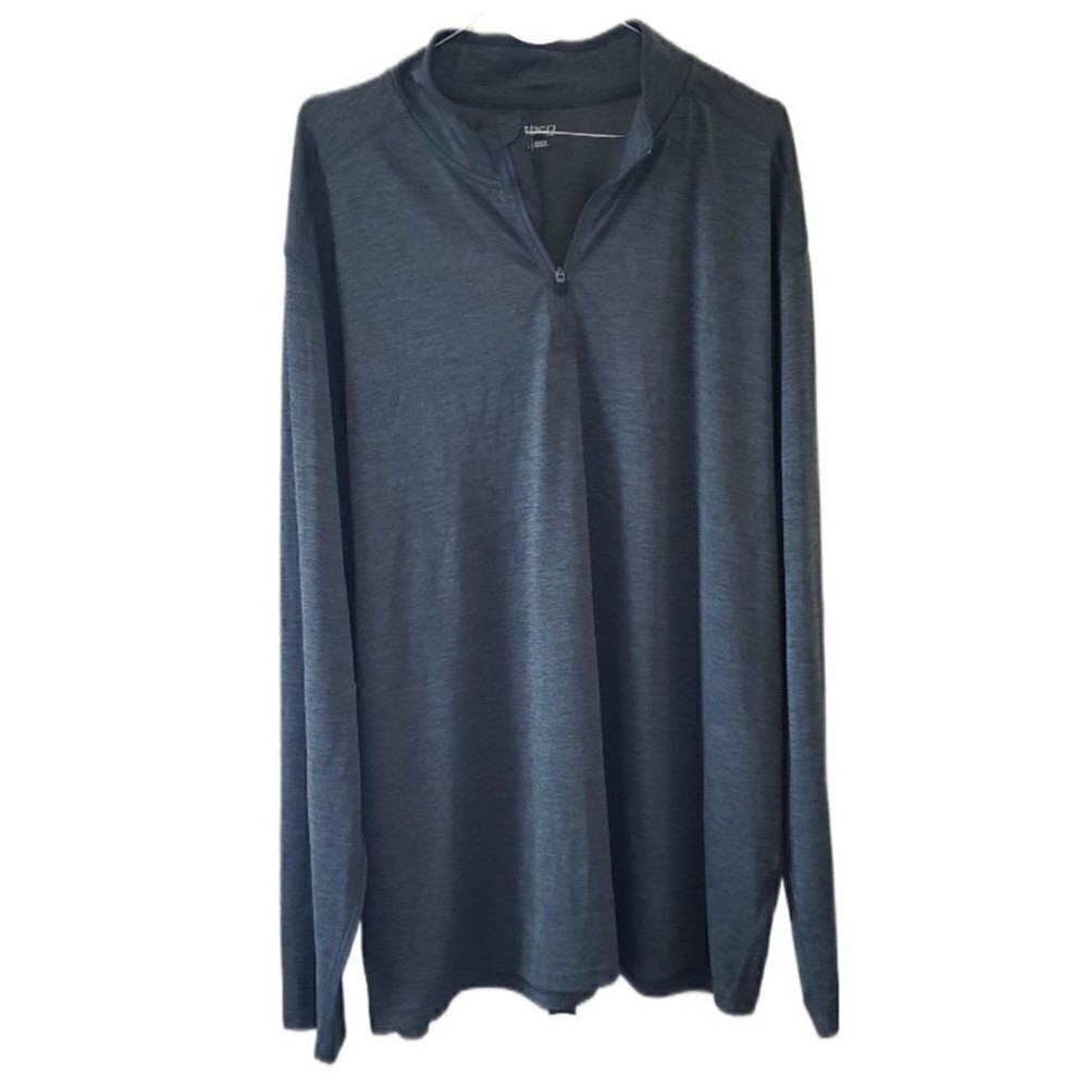 BCG Men’s Green Long Sleeve 1/4″ Zip Pullover