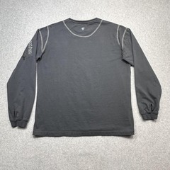 Kuhl Kommando Shirt Mens Large Gray Wildfibre Organic Cotton Long Sleeve Pocket