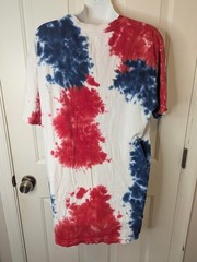 WRV Wave Riding Vehicles Patriotic Tie Dye T-Shirt Men’s XL Red White Blue
