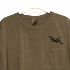 Authentic Pigment Mens Brown T-Shirt Pocket Short Sleeve Round Neck Size XL