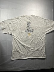 VTG Chicago Bulls Shirt Men’s XL McDonald’s Promo “Are You Mac Enough” Y2K Tee