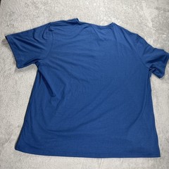 COOFANDY Men’s Blue Short Sleeve 1/4 Button Up Casual Basic T-Shirt Sz 2xl New