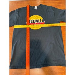 Gildan Medalla Light Premium Beer Graphic T-Shirt Mens Medium Black Tee Cerveza