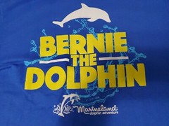 NEW Bernie The Dolphin Marineland Dolphin Adventure Short Sleeve Tshirt Small