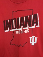 Indiana Hoosiers Russel Athletics T Shirt Size XL Pit To Pit 23