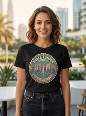 Kuala Lumpur Malaysia Petronas Towers Graphic T-Shirt Unisex Travel Tee