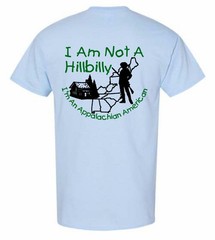 GILDAN T-SHIRT HILLBILLY LOGO APPALACHIAN, REDNECK, SOUTHERN