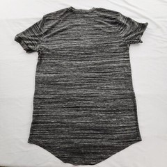 NBA Logo Gray Short Sleeve Longer Length Performance T-Shirt Men’s M