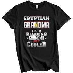 Egyptian Grandma Regular Grandma Only Cooler Shirt Funny Egypt Grandparent Gift