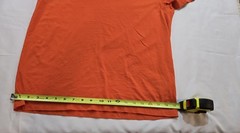 Calvin Klein Liquid Touch Men’s Orange Solid Logo Crew Neck T-Shirt M