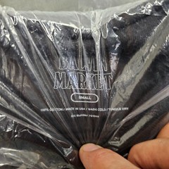 J. Balvin x Market Shirt Men Small Electro Smiley Face Chinatown Collab Black