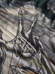 vintage XL Affliction Puppet Master t-shirt skeleton god and devil.
