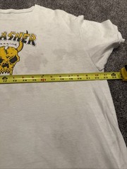 Thrasher Magazine Mens Size Large Vintage White T-Shirt. Awesome Grunge/Stain