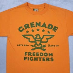 Grenade Gloves Shirt Mens Small Freedom Fighter Jughead Commando Tactical Adult