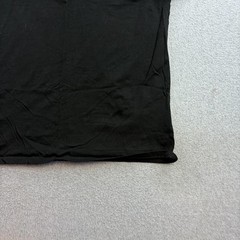 Lacoste Shirt Mens Large Black Short Sleeve Tagless Crewneck T-Shirt Adult