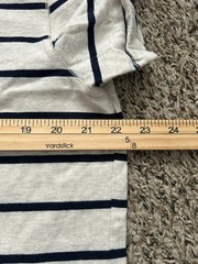 Banana Republic Authentic Tee T Shirt Mens Large Striped 100% Supima Cotton