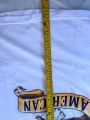 Vintage 90s Y2K JBT Proud American USA Eagle Flag Shirt Made in USA Bayside XL