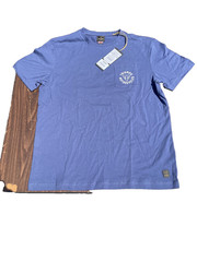 Triumph Motorcycles Triumph Newlyn T-Shirt Mens Large Powder Blue Graphic Logo