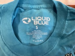 Liquid Blue T-shirt Blue Sea Swimming Bears NWOT. Small
