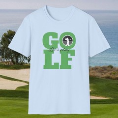 Let’s Play Golf Sports T-Shirt: Casual Summer Adult Sportswear