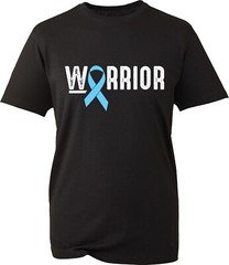 Warrior Ribbon Prostate Cancer Awareness T-Shirt Prostate Cancer Survivor Top