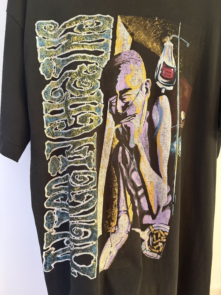 Alice In Chains SickMan VTG 1992 T Shirt 22×28 XL Single Stitch No Tag CLEAN