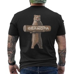 Awesome grandpa saying fun vintage graphic back tshirt, vintage tshirt