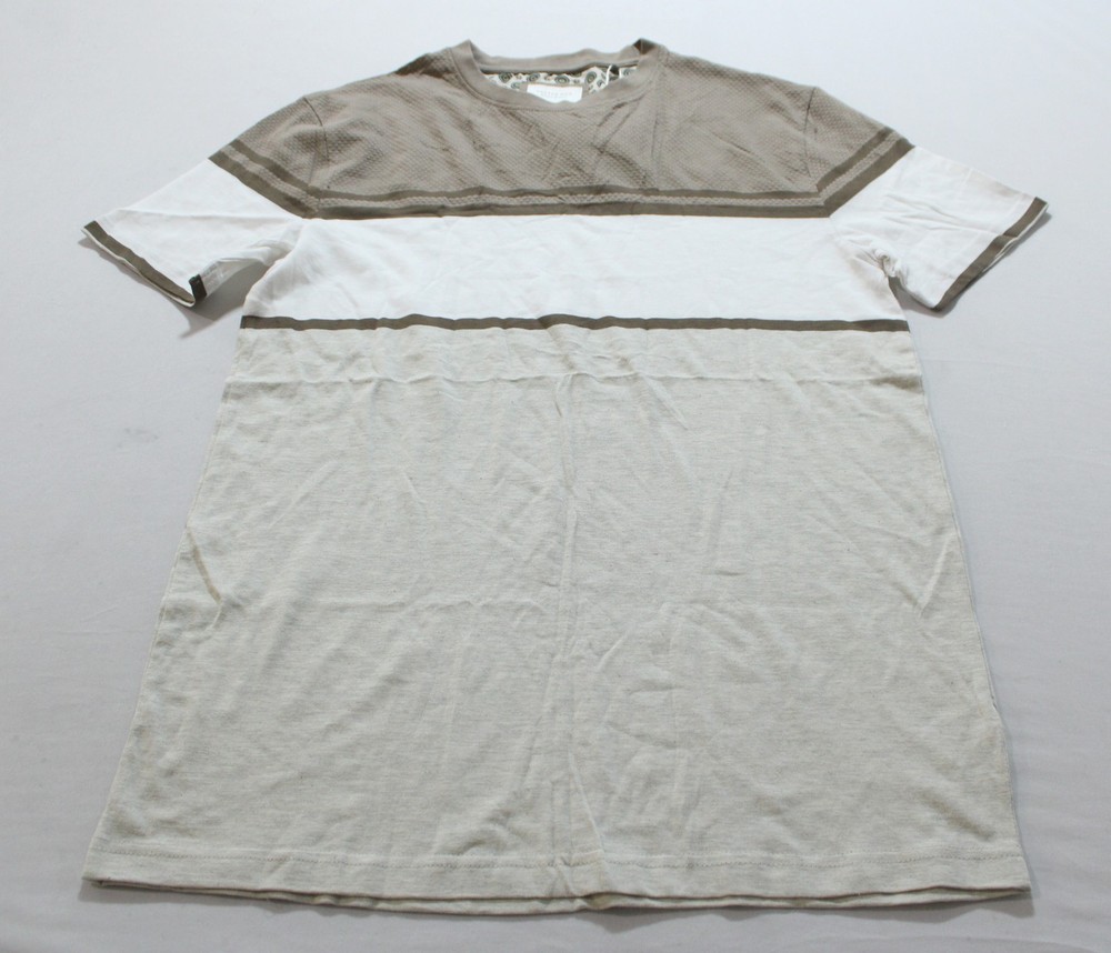 Ricky Singh Men’s Short Sleeve Engineered Knit Shirt EH6 Multi Medium NWT