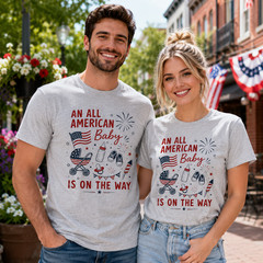 Patriotic Parent Pregnancy 4th of July T-Shirt
